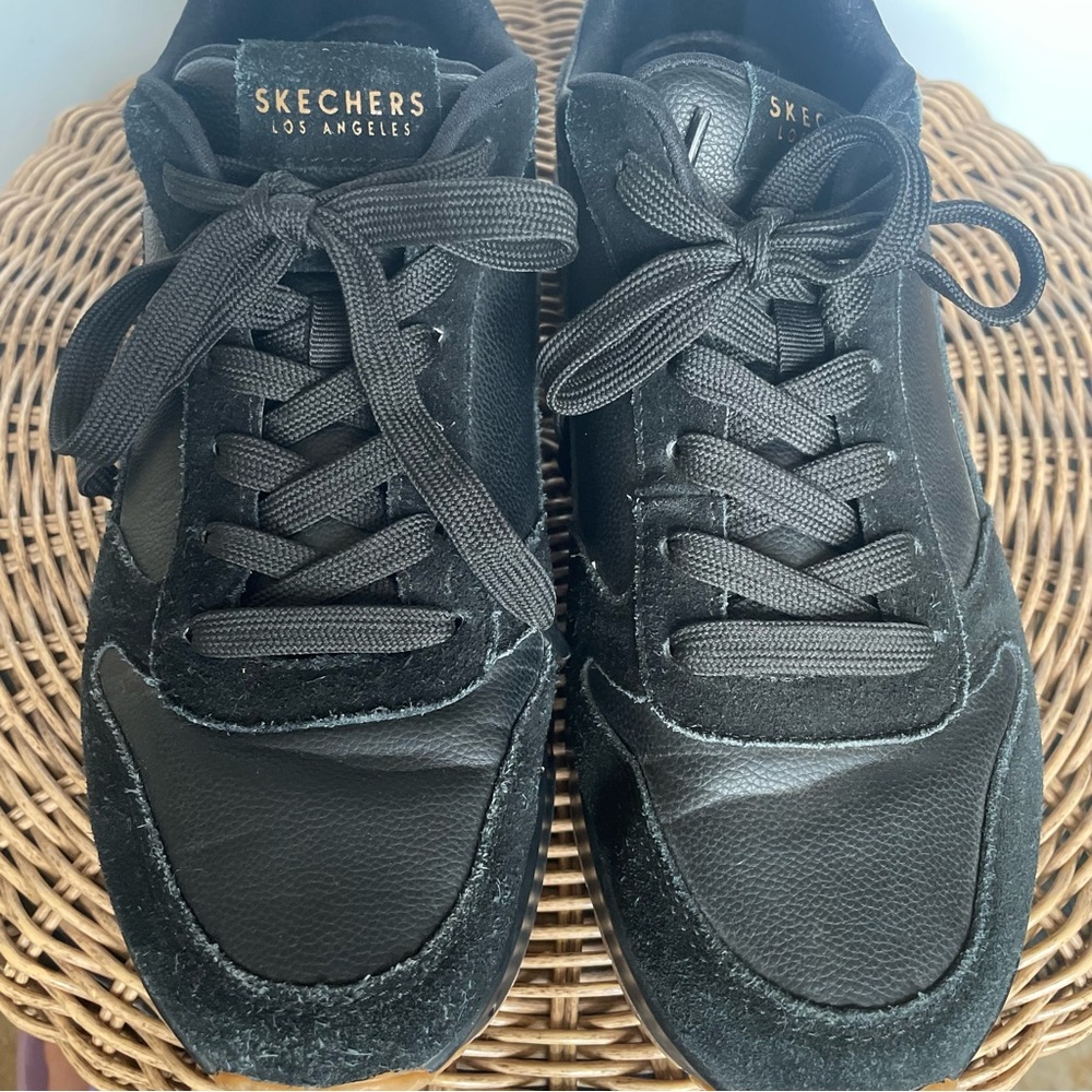 Skechers Uno-Solid Air Black Men tennis shoes size 9 - Picture 11 of 13